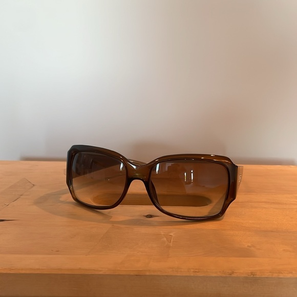 Dior sunglasses khaki/olive green. Authentic. Vintage. - Picture 1 of 4